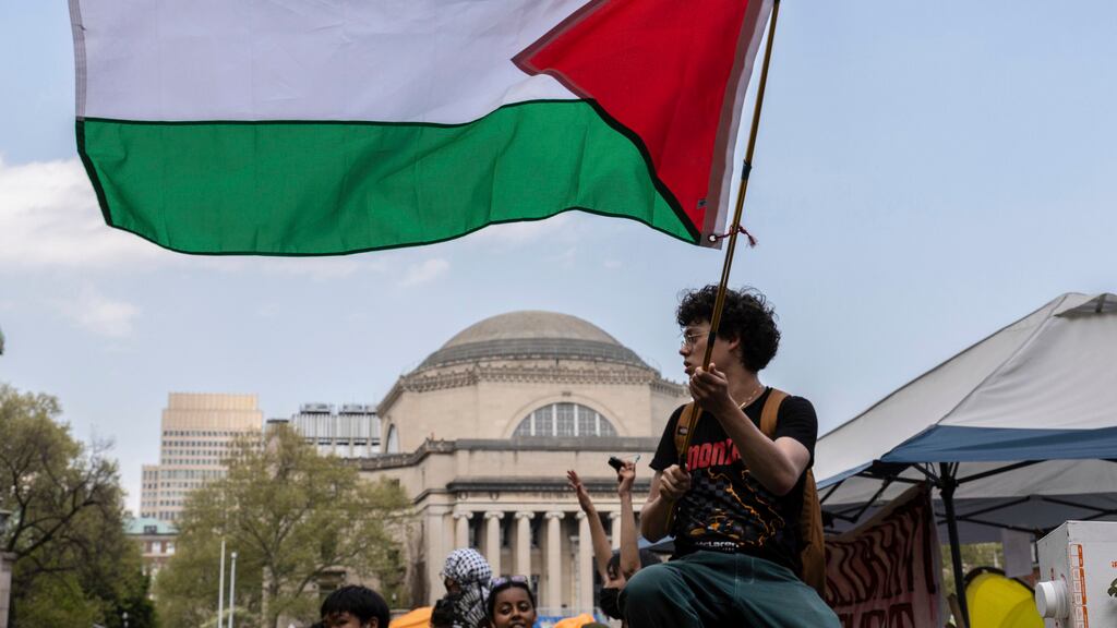 Protestas contra la guerra en Gaza.