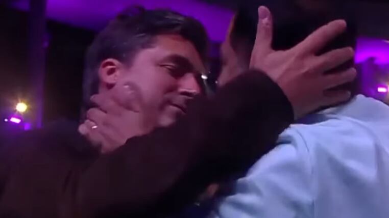 Piquito entre Jorge Zabaleta y Pedro Ruminot