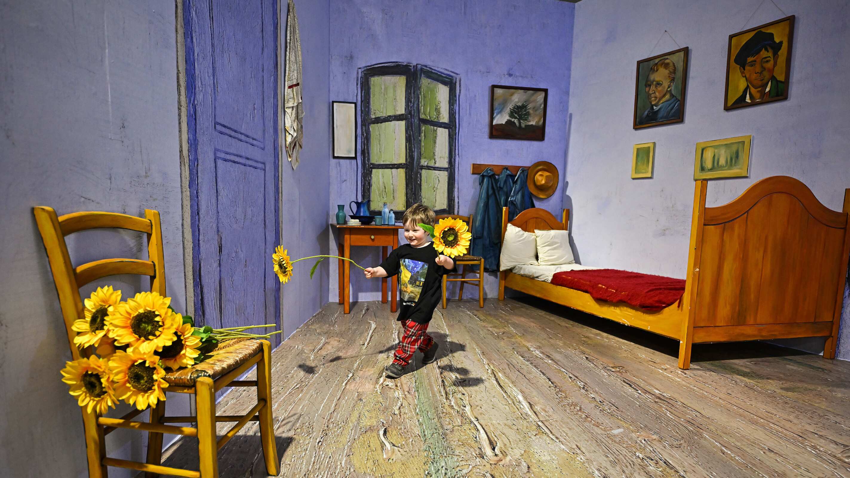 Niños y Van Gogh