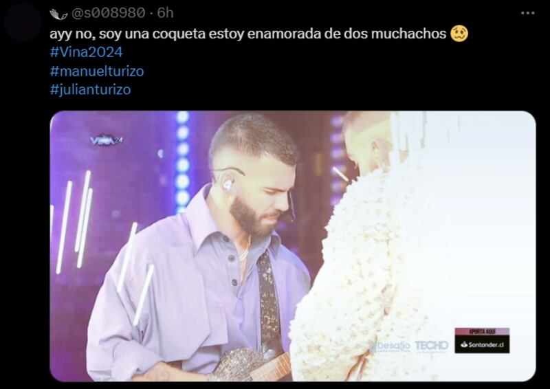 Reacción show de Manuel Turizo y Julián Turizo