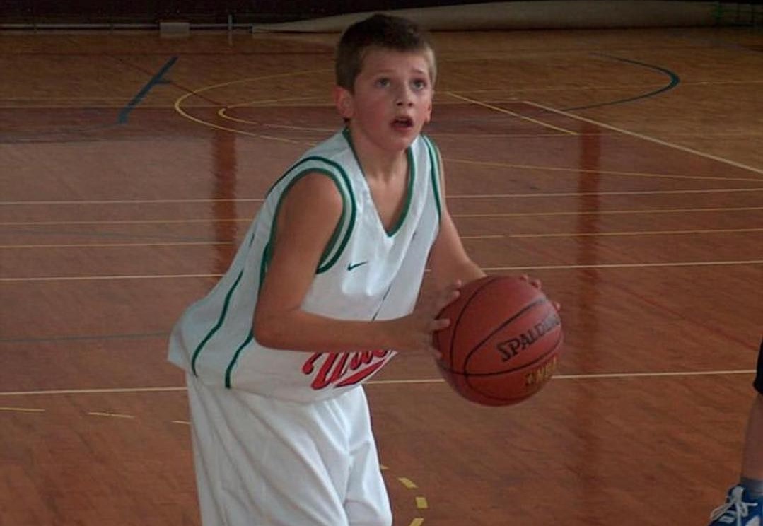 Luka Doncic antes de alcanzar la fama.