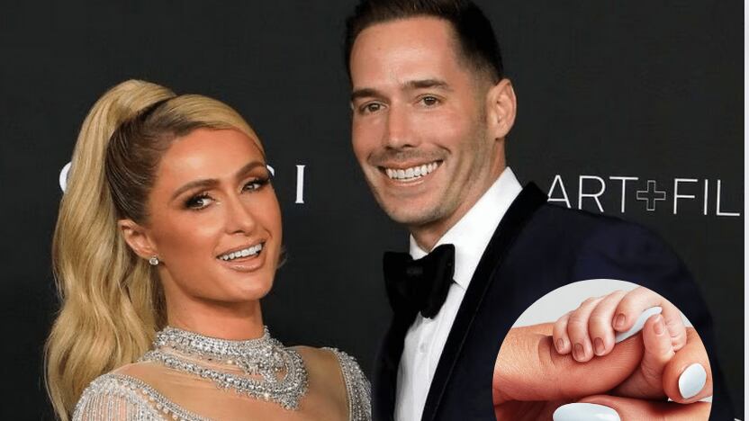 Paris Hilton se convierte en mamá y muestra la primer foto con su bebé