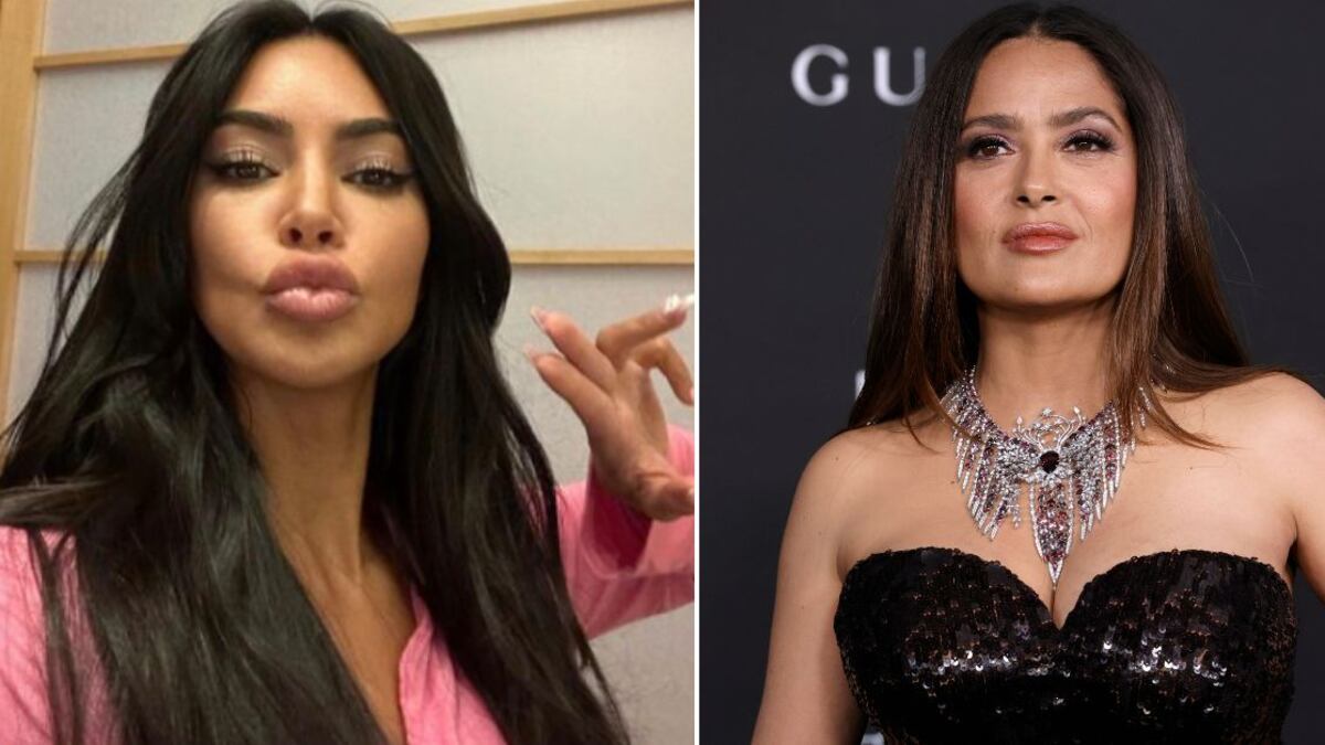Kim Kardashian y Salma Hayek disfraz