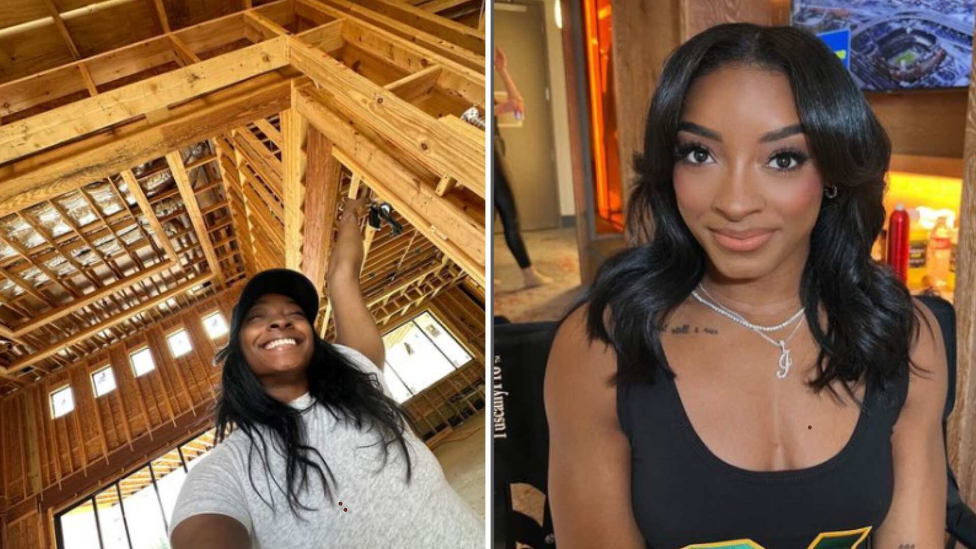 La gimnasta Simone Biles tiene un gran nido de amor que la espera tras regresar de París, Francia, donde triunfó.