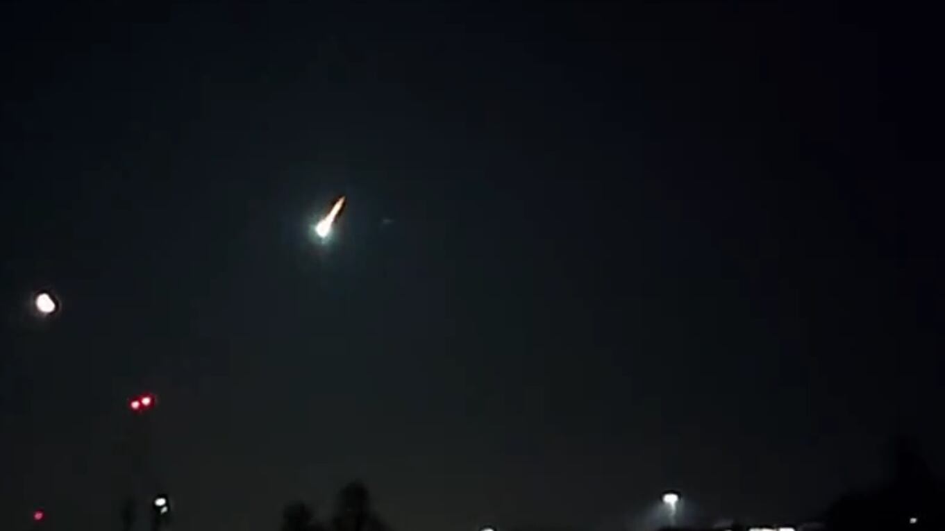 Asteroide visto en Europa | Foto: Captura / Twitter