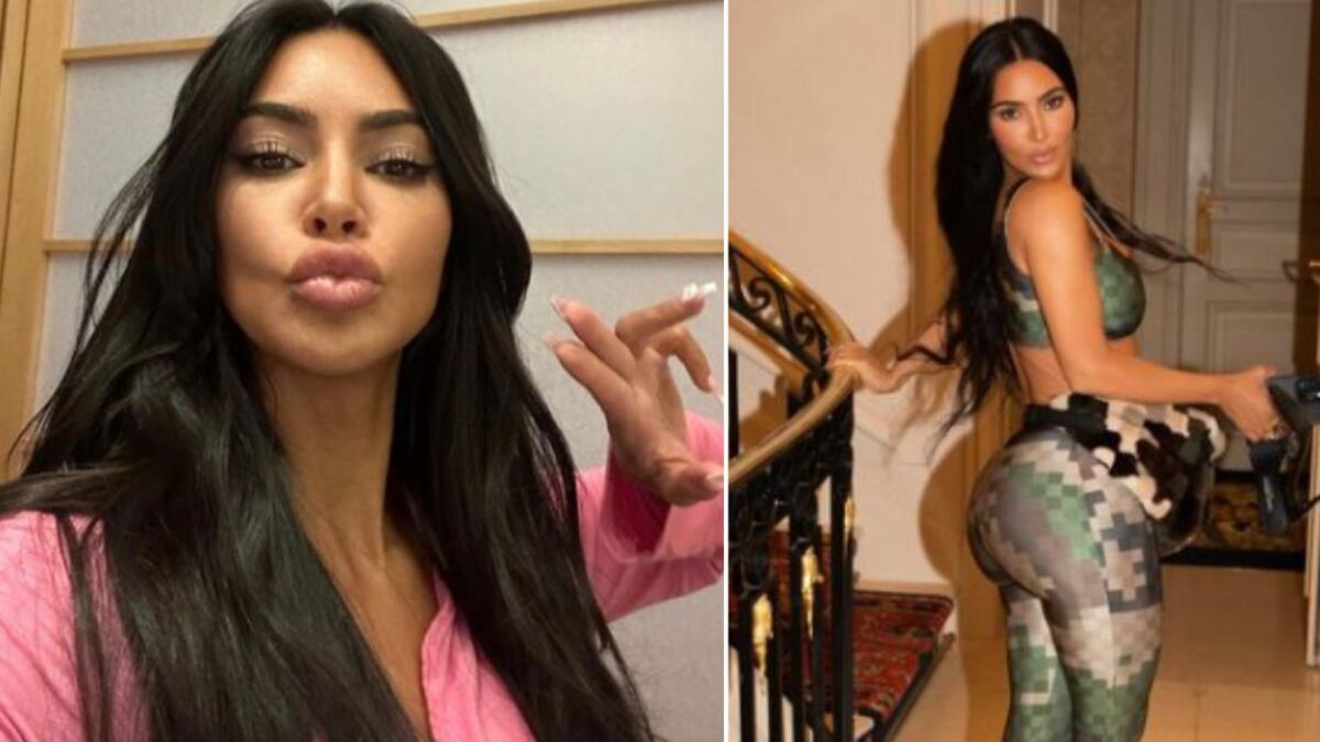 Kim Kardashian looks