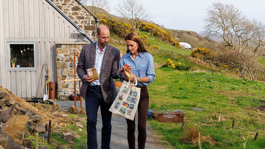 Kate Middleton y el Príncipe William en Escocia