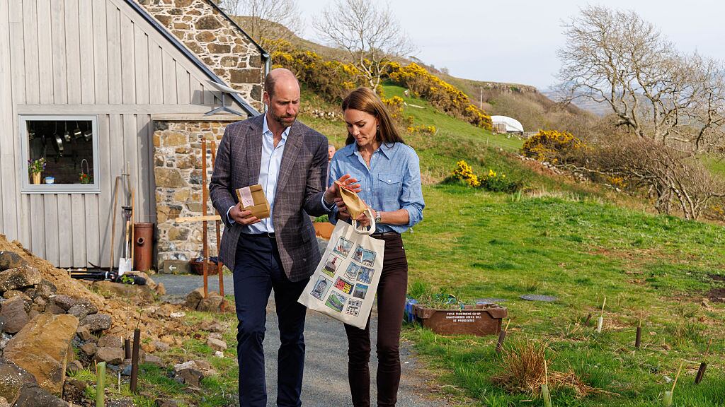 Kate Middleton y el Príncipe William en Escocia