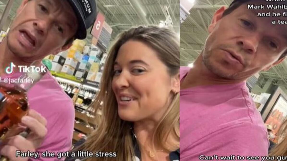 Maestra se hace viral, al encontrarse a Mark Wahlberg.