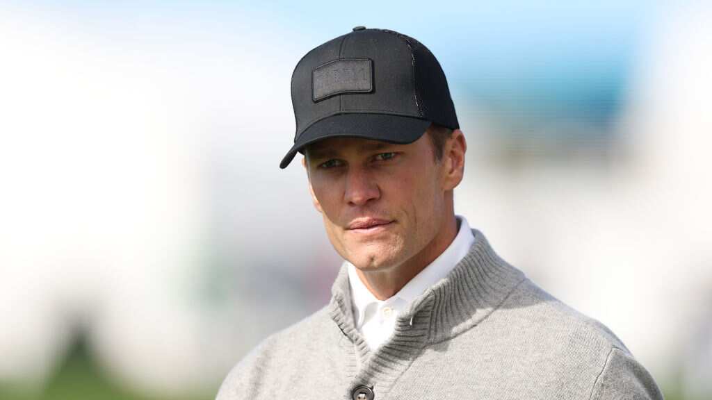 Tom Brady en un torneo de golf Pro-Am