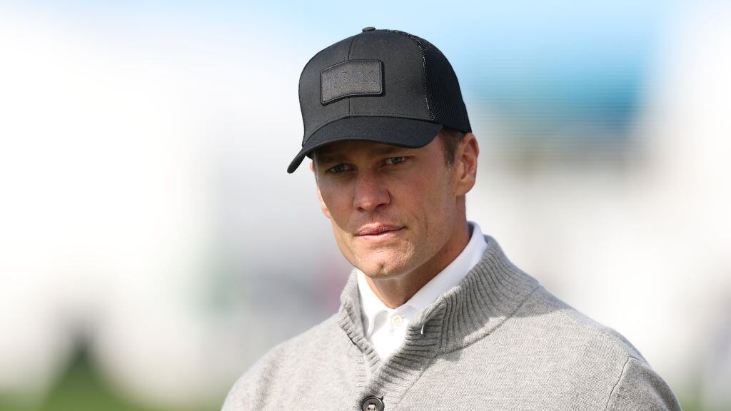 Tom Brady en un torneo de golf Pro-Am