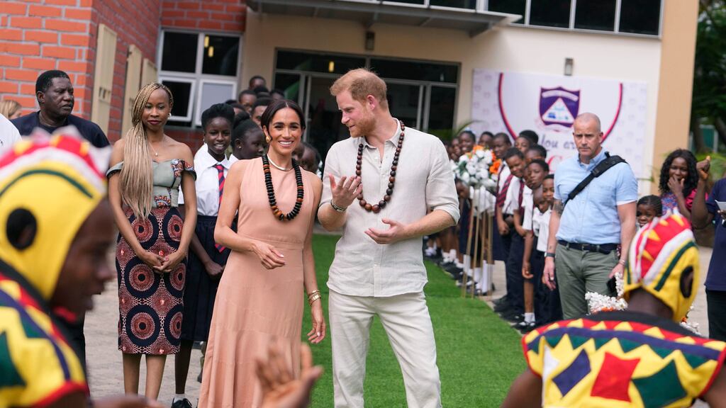 Harry y Meghan en Nigeria