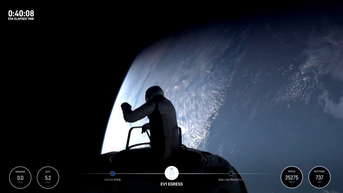 Caminata Espacial de Polaris Dawn - SpaceX