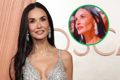 Reacción de Demi Moore al perder el óscar a Mejor Actriz se hace viral