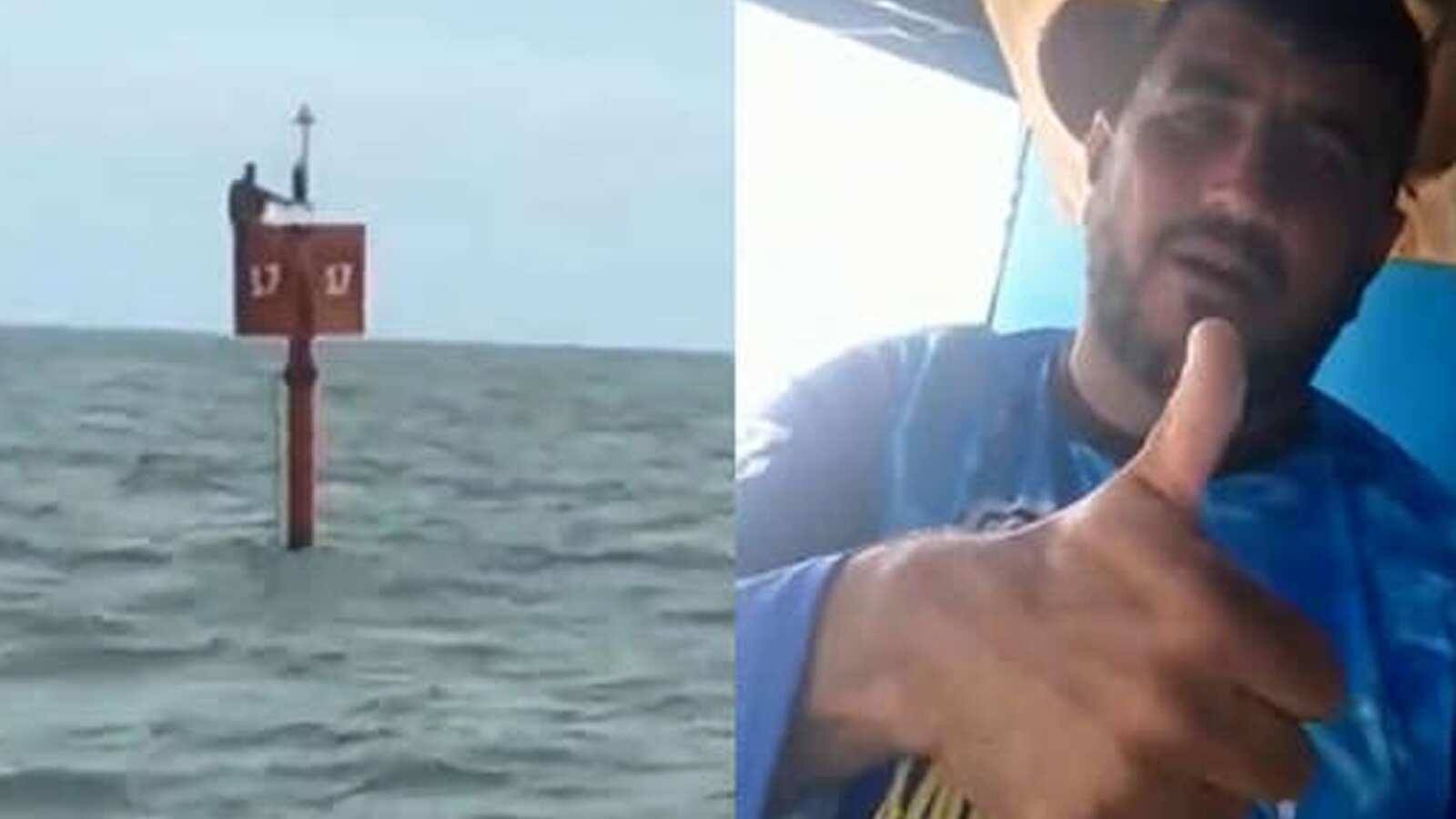 Hombre en Brasil sobrevive dos días aferrado a una baya en alta mar