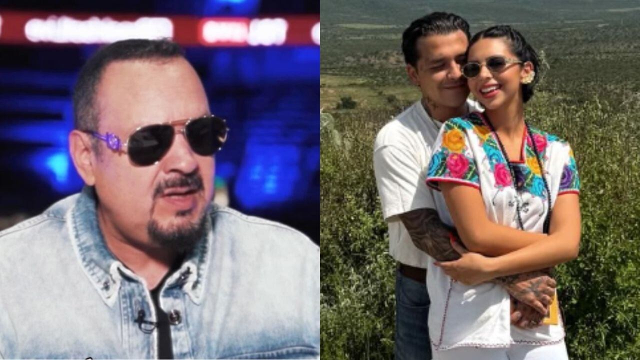 Pepe Aguilar, Christian Nodal y Ángela Aguilar