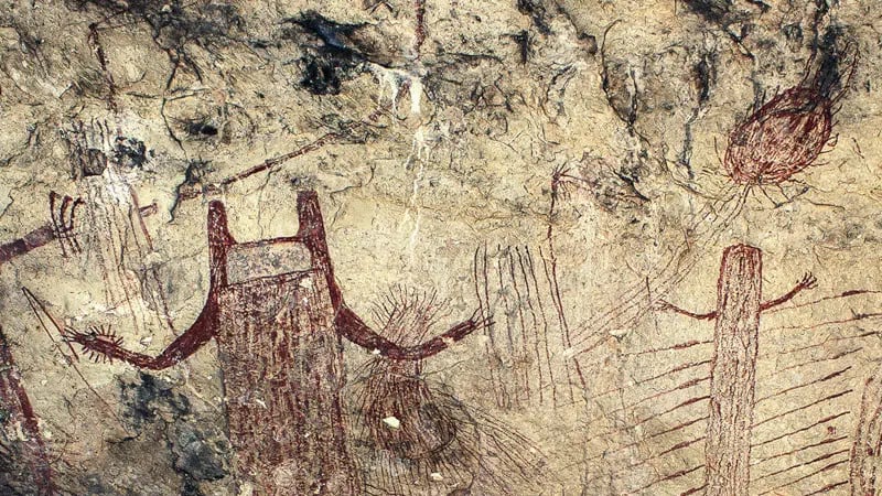 Encuentran arte rupestre que representa una de las tradiciones artísticas más duraderas de América del Norte. Fotos: TXST/Shumla, Olive Talley y Steelman.