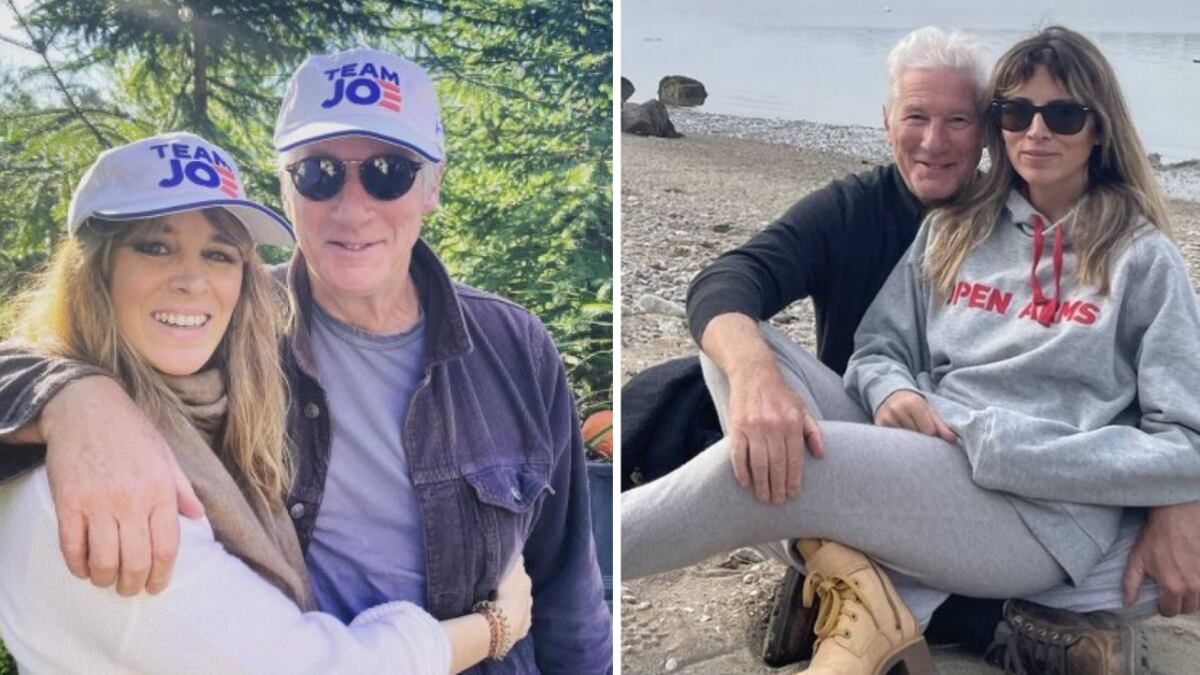 Richard Gere y su  esposa