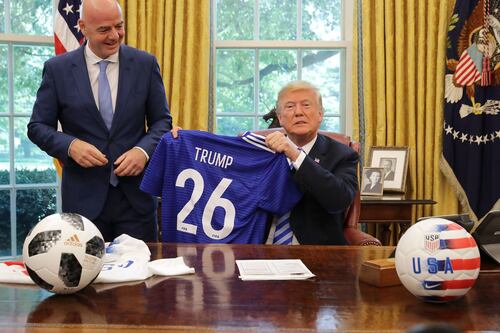 Trump presidirá sobre el Mundial de 2026 y los Juegos de Los Ángeles 2028: tiene mejor relación con la FIFA