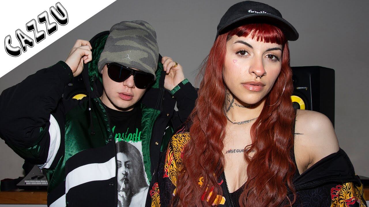 Cazzu y Bizarrap colaboraron en una sesión.