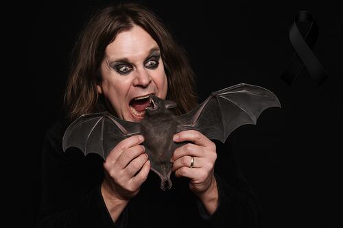 Ozzy Osbourne, the rocker who bit a bat during a show... and also a dove