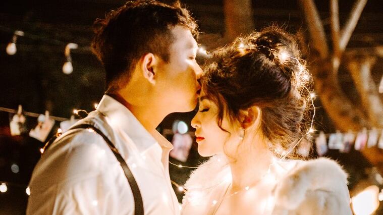 Esta pareja vivió un momento fuera de serie