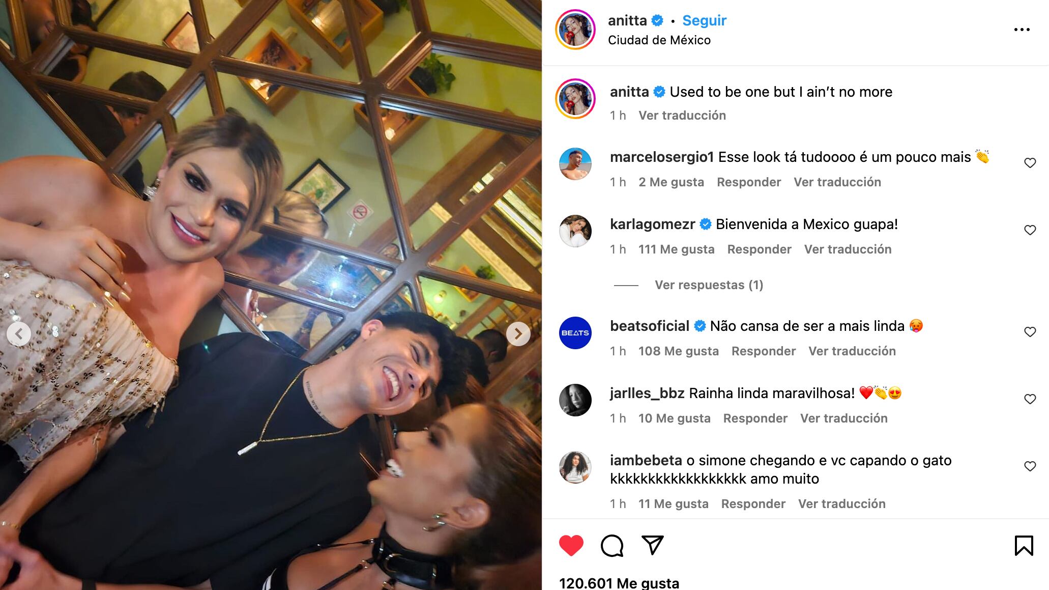 Wendy Guevara presumió que ya se ‘codea’ con grandes estrellas y fue la protagonista de la noche junto a Anitta y Kevin Álvarez.