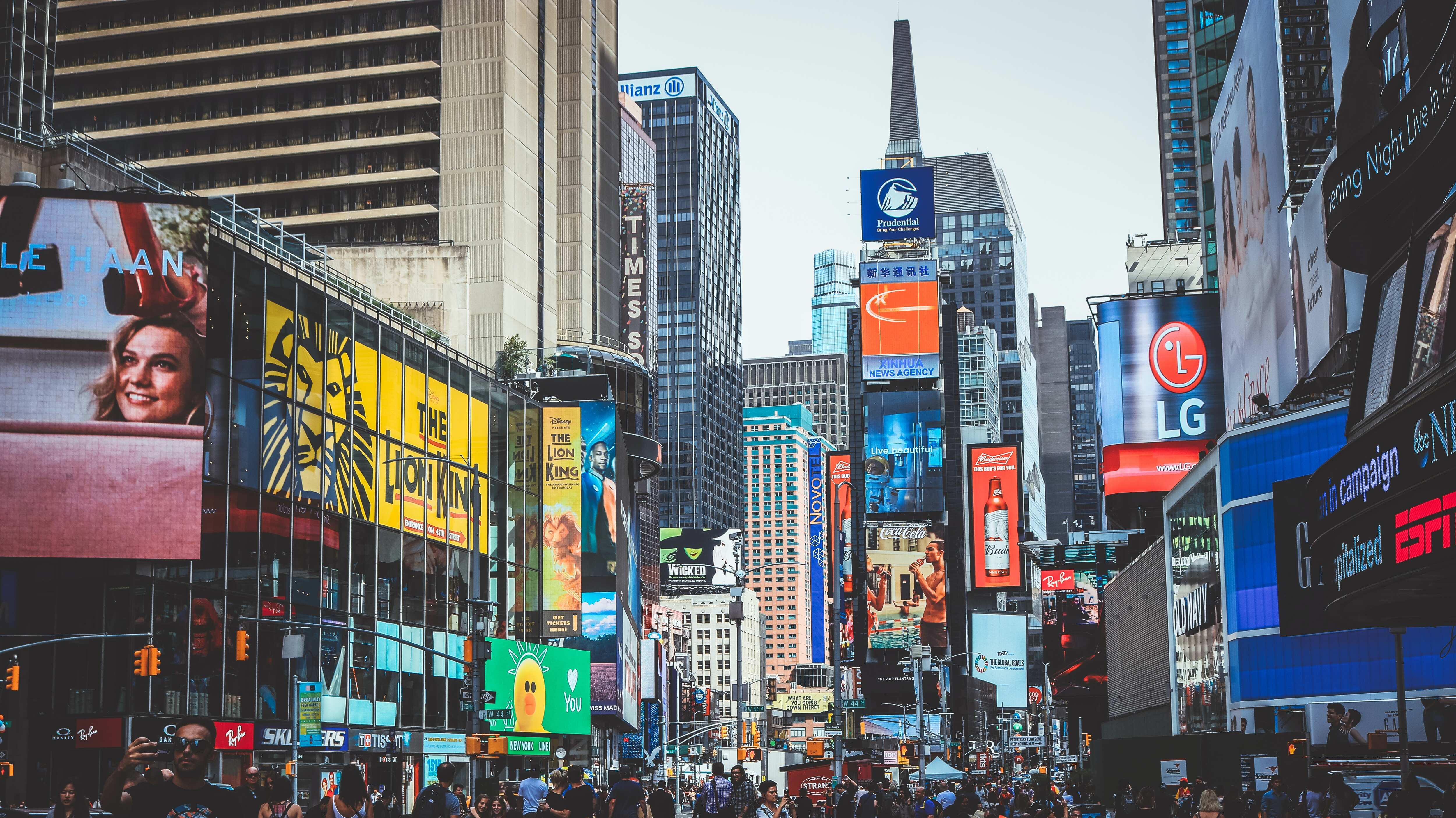 Nueva York siempre está en la lista de los mejores destinos turísticos.