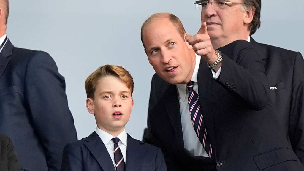 Príncipe William en la final de la Euro