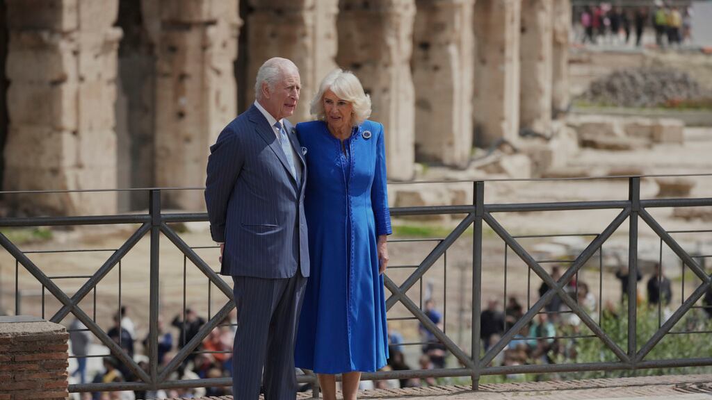 Rey Carlos III y Reina Camilla en Roma