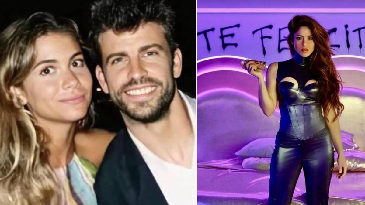 Piqué posó con Clara Chía.