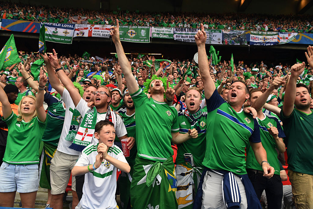 Hinchas Irlanda del Norte