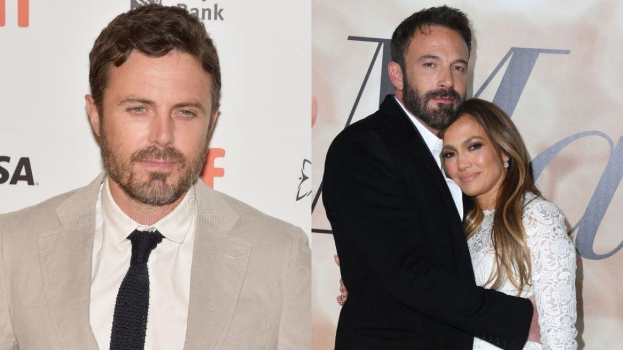 Casey Affleck, Ben Affleck y Jennifer Lopez.