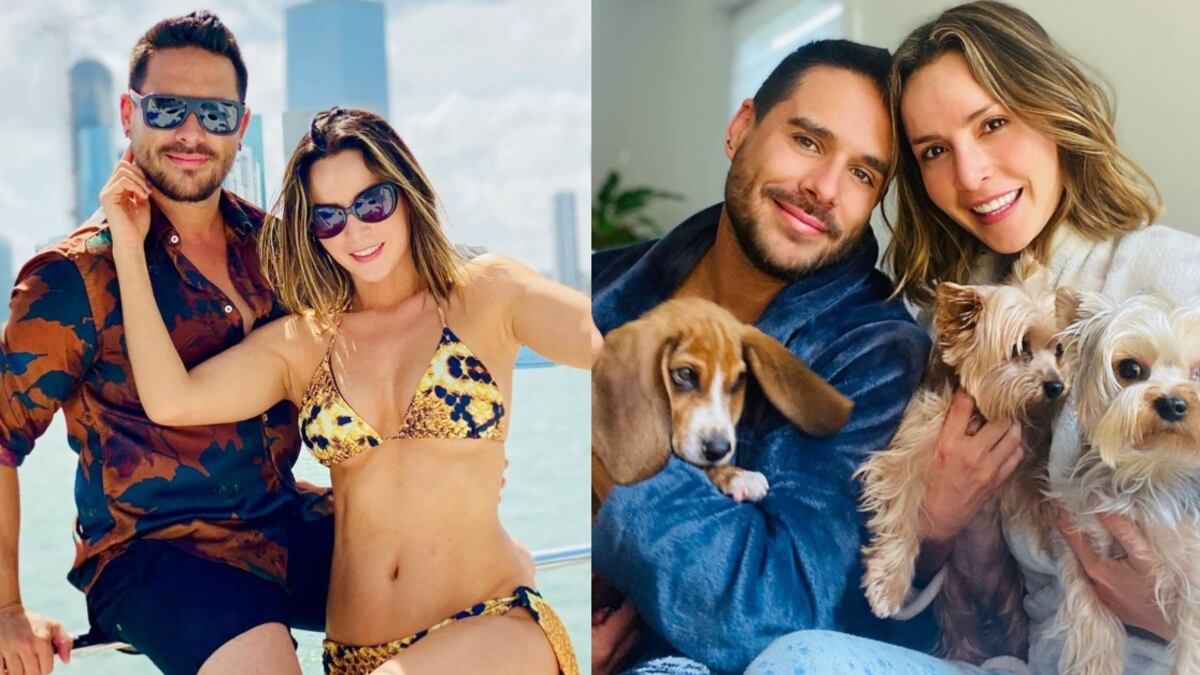 Carmen Villalobos y Sebastián Caicedo