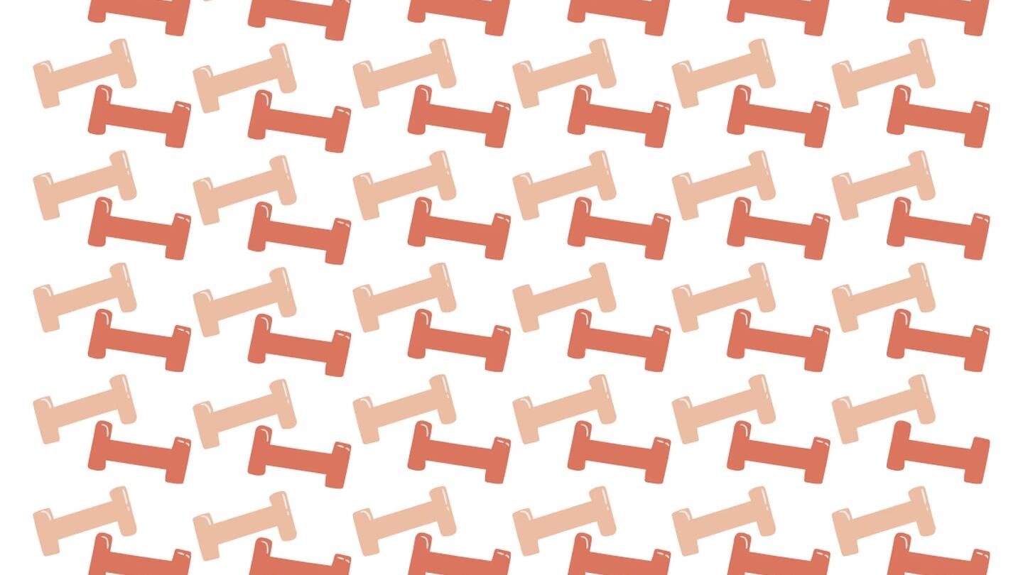 Encuentra las pesas diferentes.