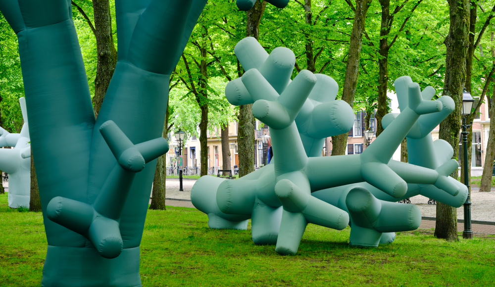 Las calles de La Haya, Países Bajos, se han convertido en una enorme galería al aire libre gracias a BlowUp Jubilee. Foto: The Hague Museum Quarter.