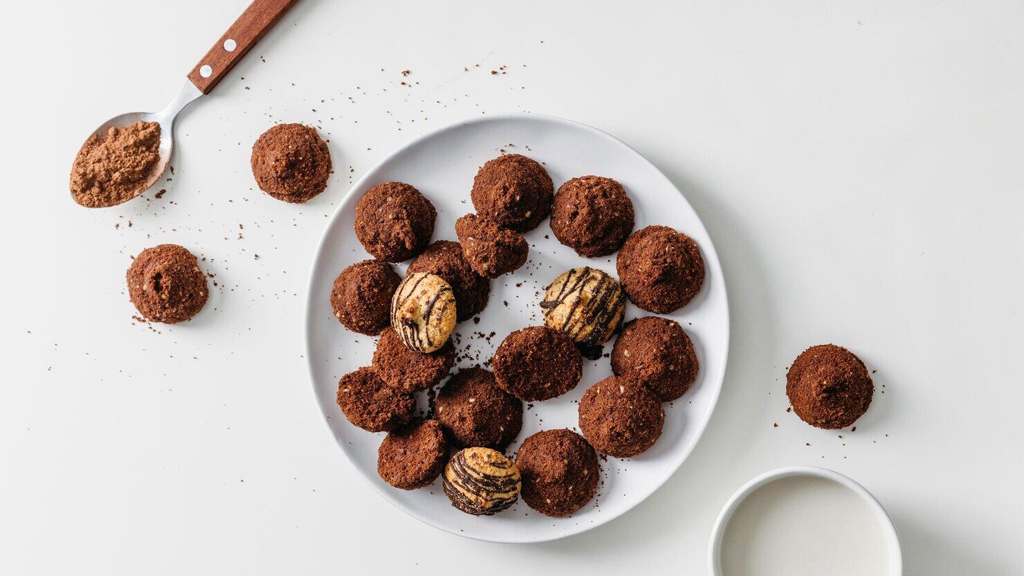 Para los amantes de chocolate, unas trufas