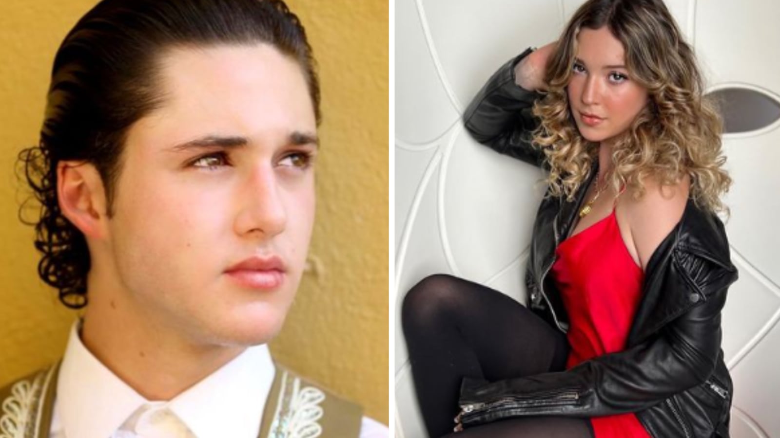 Mía Rubín y su novio