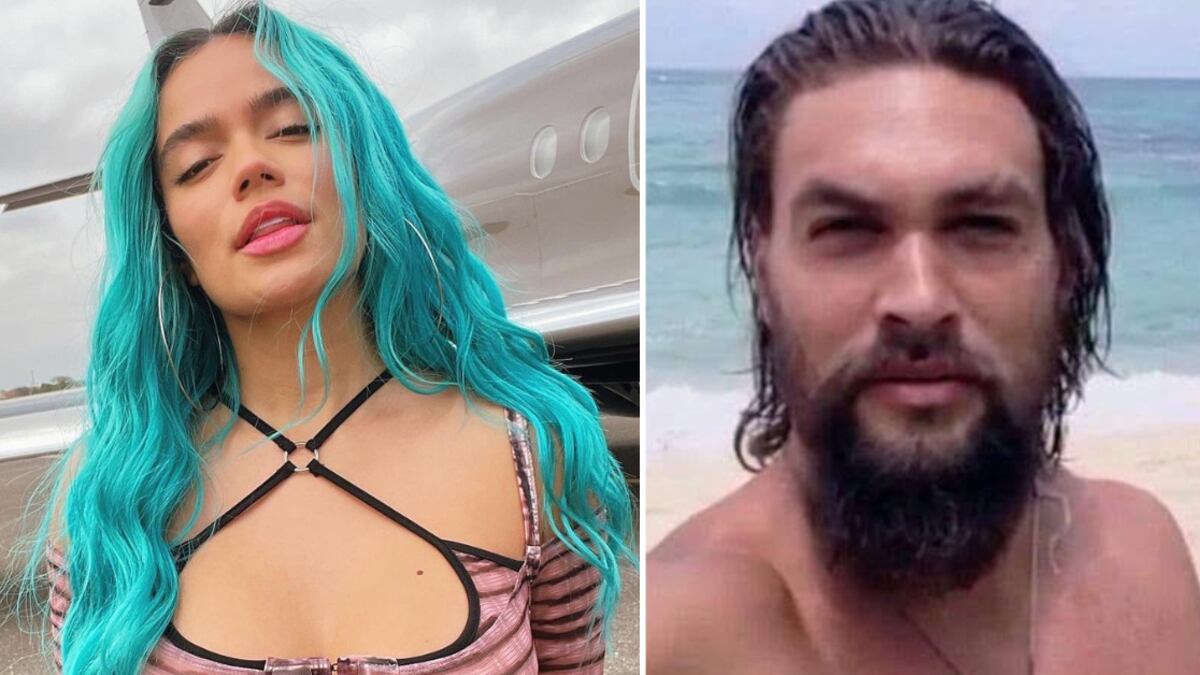 Karol G pudo trabajar de la mano de Jason Momoa