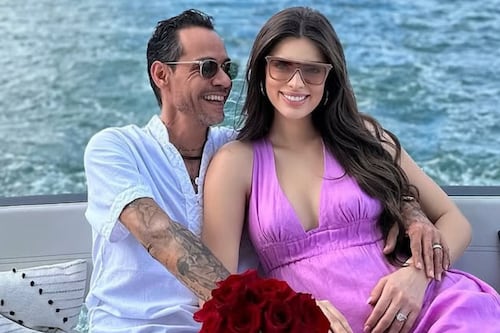 Nadia Ferreira celebrated two years of marriage and this was Marc Anthony’s response to her message