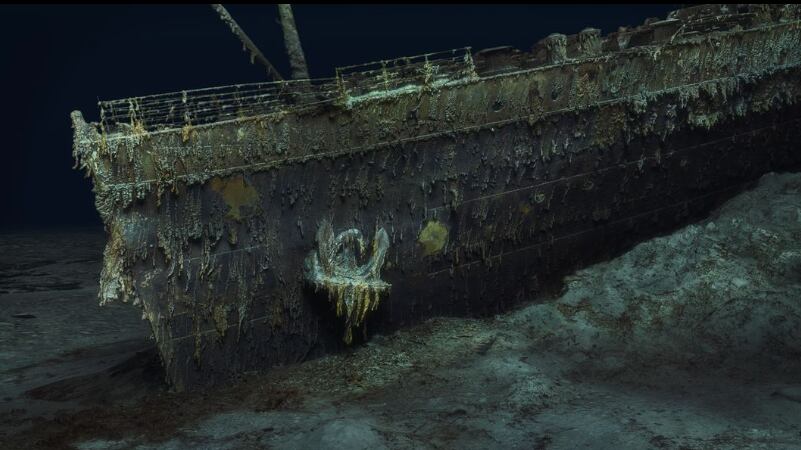 Imágenes del Titanic captadas por Magellan Ltd, compañía de mapeo de aguas profundas y Atlantic Productions