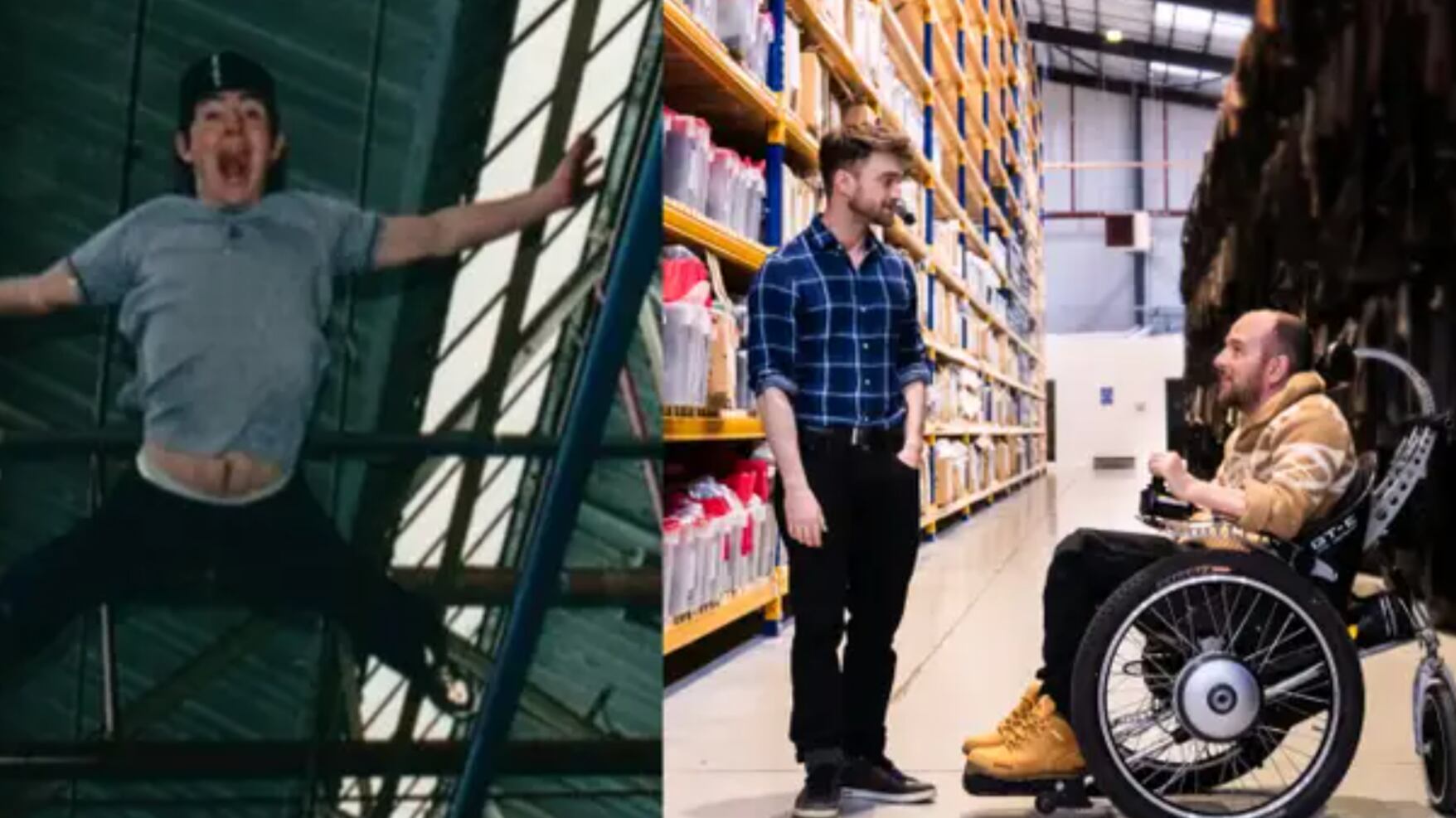 El cuello del actor se quebró