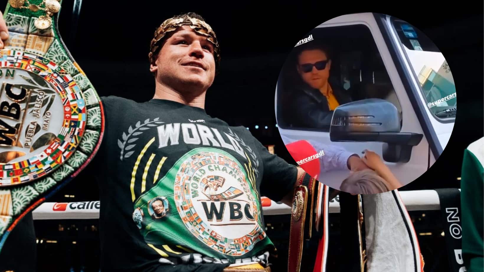 Canelo Álvarez regaló dinero a menores de edad.