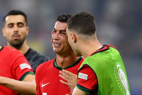 Cristiano Ronaldo went from tears to joy thanks to the Portuguese goalkeeper Diogo Costa