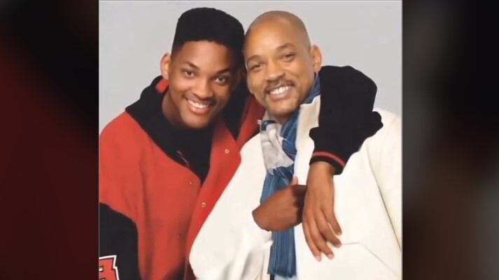 Will Smith en un video de artistas con su 'yo' joven, gracias a la Inteligencia Artificial