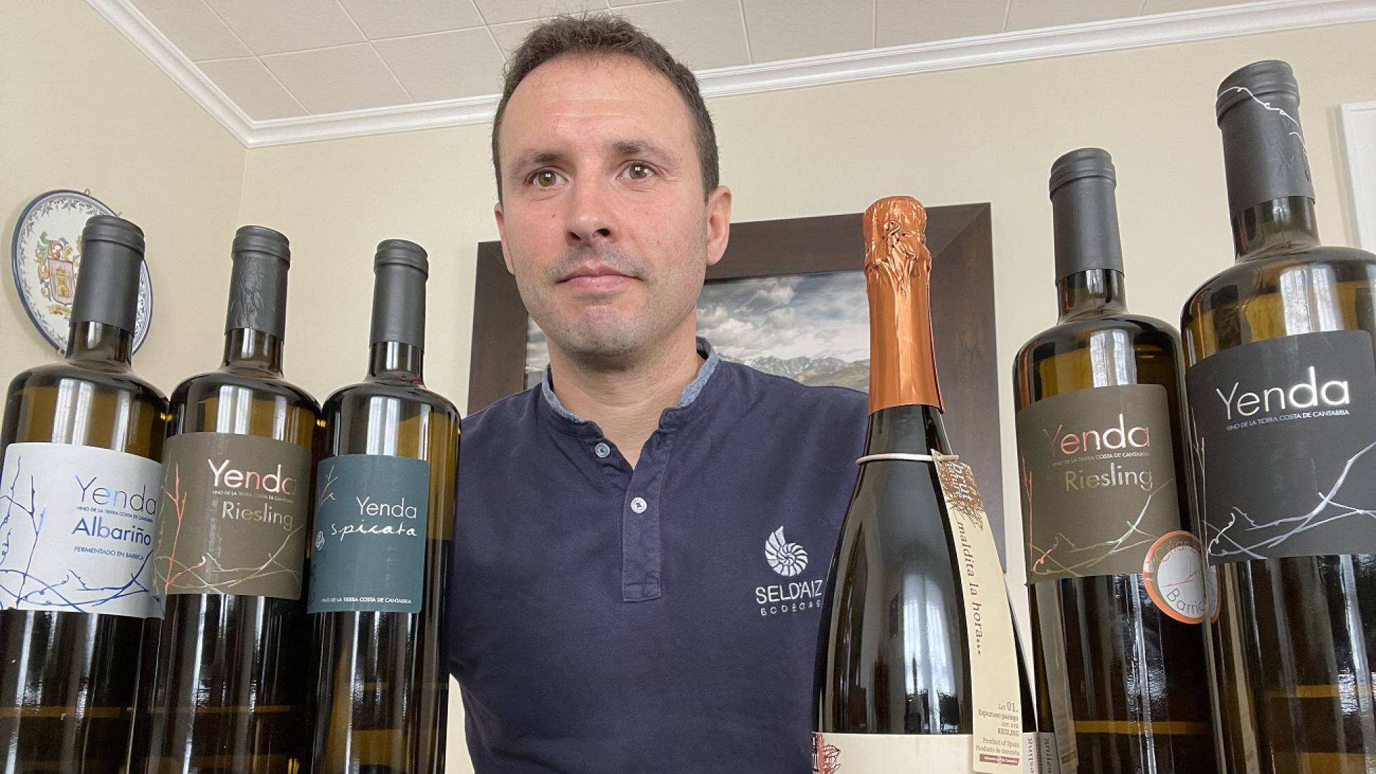 El español Daniel Soberón comercializa vino de su tierra en Estados Unidos.