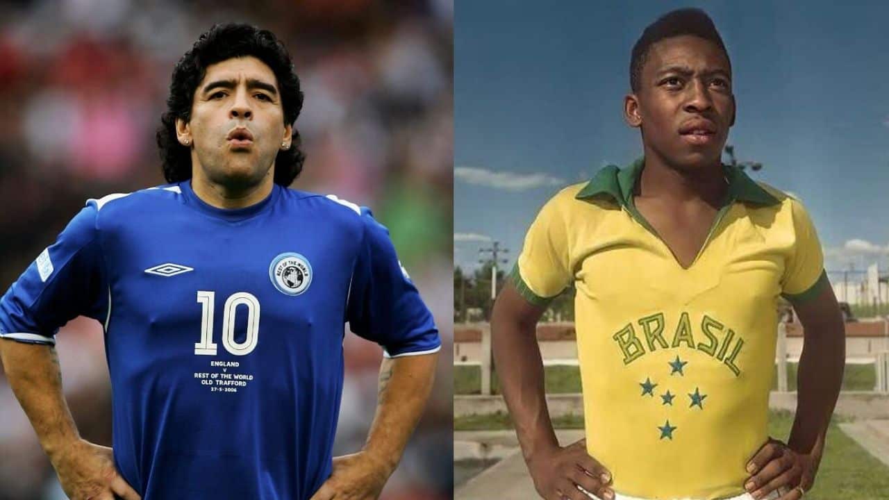 Maradona y Pelé