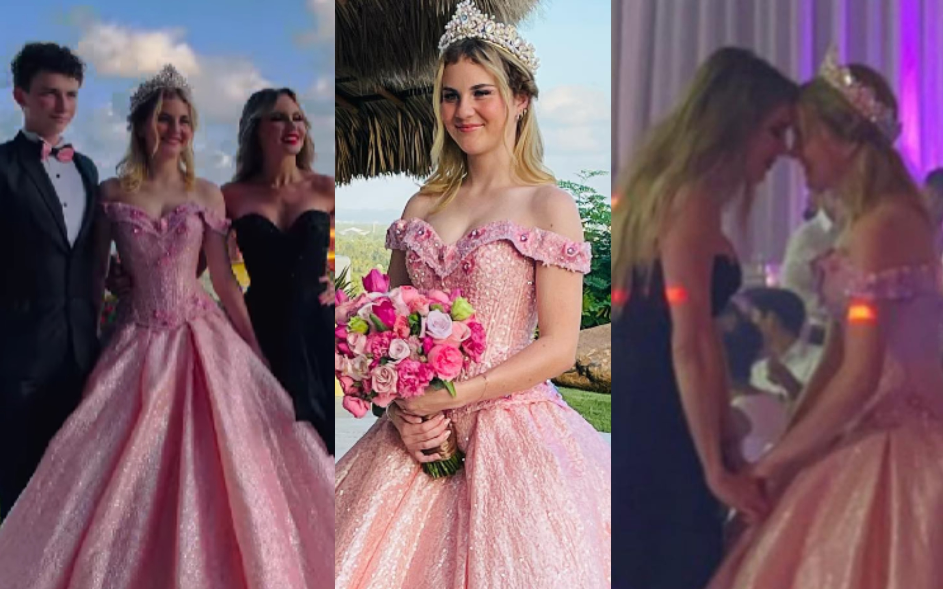 Michelle Vieth organizó la fiesta de XV más espléndida para su hija