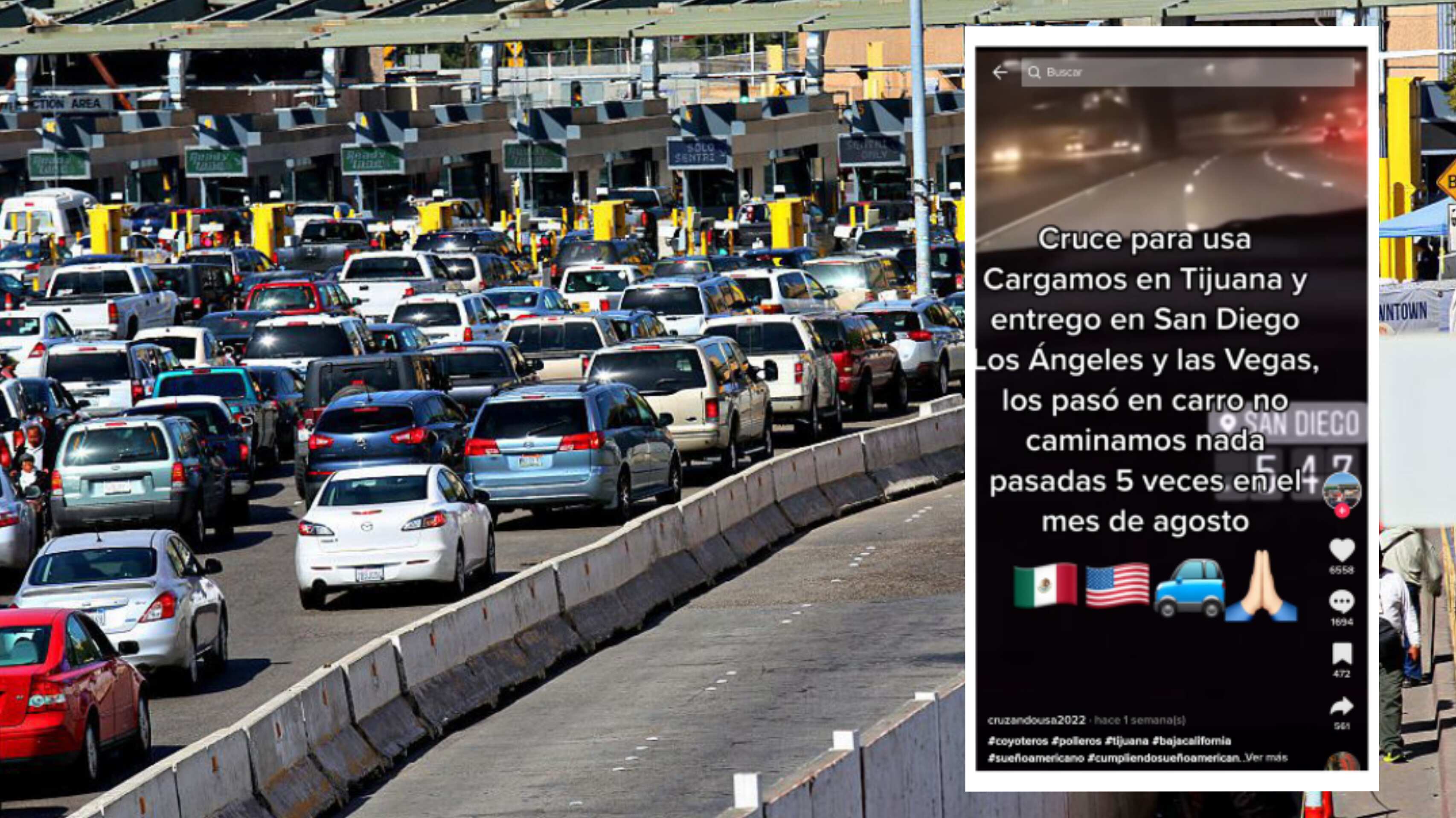 La nueva modalidad de contactar a los "coyotes" para cruzar a los Estados Unidos es por TikTok