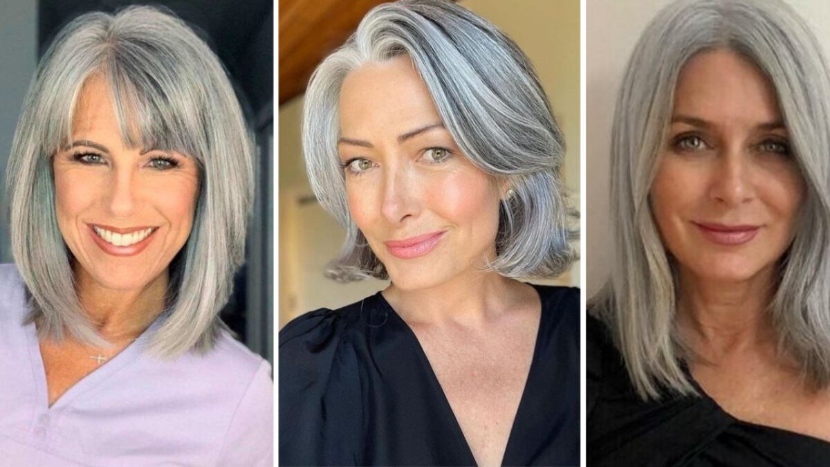 Estilos de cabello corto para mujeres con canas